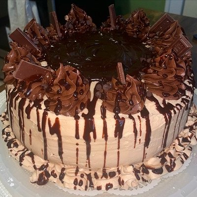 All Chocolate Everything Cake