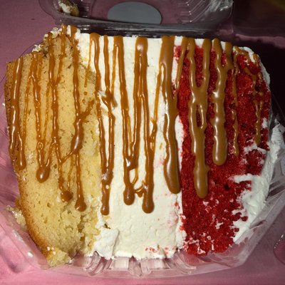 Biscoff Banana Pudding Red Velvet Cheesecake