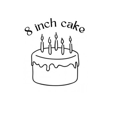 8 Inch Cake 