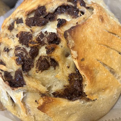 Chocolate Chip Brown Sugar Sourdough Loaf