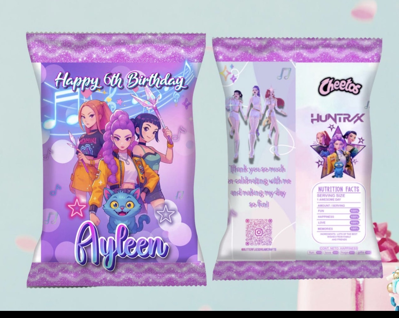 Personalized Chip Bags (Filled) Dz