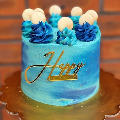 6inch Buttercream Cake Approx 8-12 Portions 