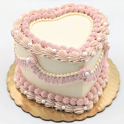 Heart Vintage Cake