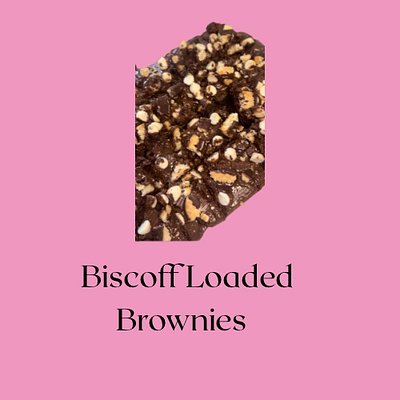 Biscoff Loaded brownies
