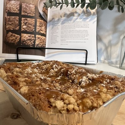 Caramel Apple Crumb Mini Loaf
