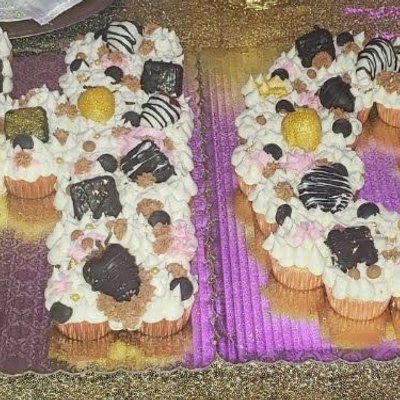 Cupcake Number Cakes