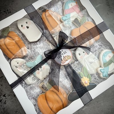 One Dozen Assorted Halloween Sugar Cookies