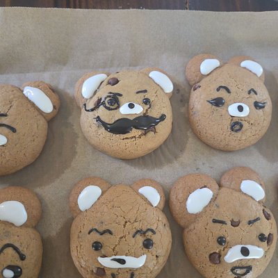 Moody Bear Chocolate Chip Cookie