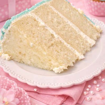 Wicked White Almond Wedding Cake