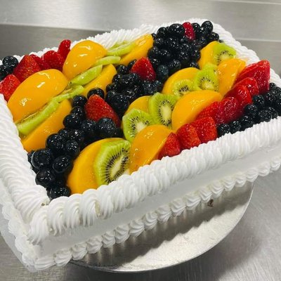 Half Sheet Tres Leches (With Fruit)