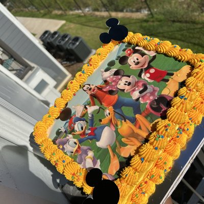 1/4 Sheet Cake 