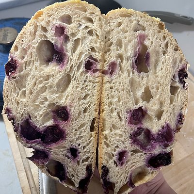 Lemon & Blueberry Sourdough Loaf