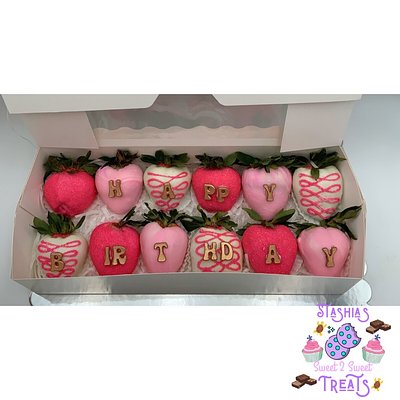 Birthday Berries Half Dozen 