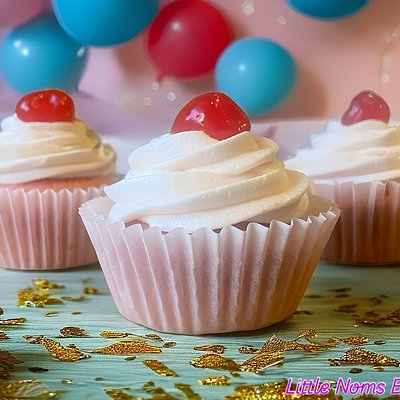 Maraschino Cherry Cupcakes