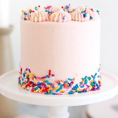 Petite  Vanilla Cake 2-4 Servings 