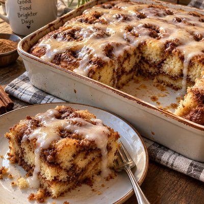Cinnamon Roll Cake