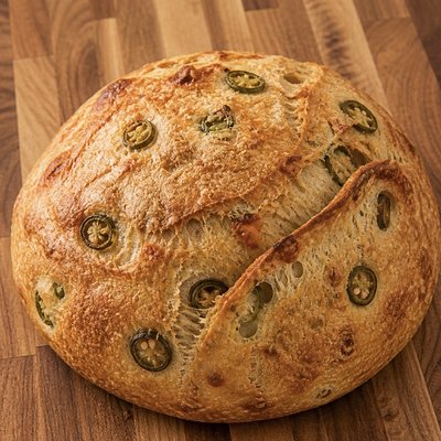 🔥 🍯 Hot Honey Jalapeño Sourdough Boule