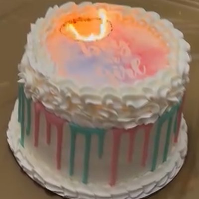 Custom 6” Burn Cake