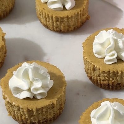 Mini Pumpkin Cheesecake 12 Pack 