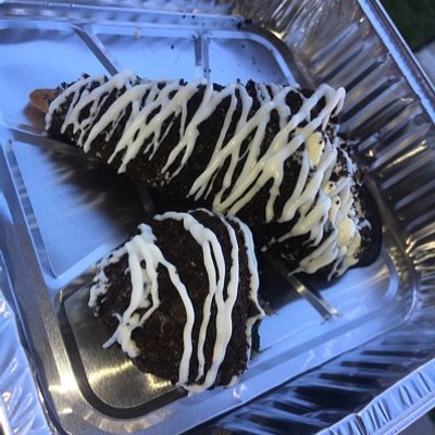 Oreo Stuffed Cheesecake Waffle 