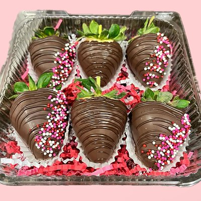 Custom Chocolate Covered Strawberries (per dozen)
