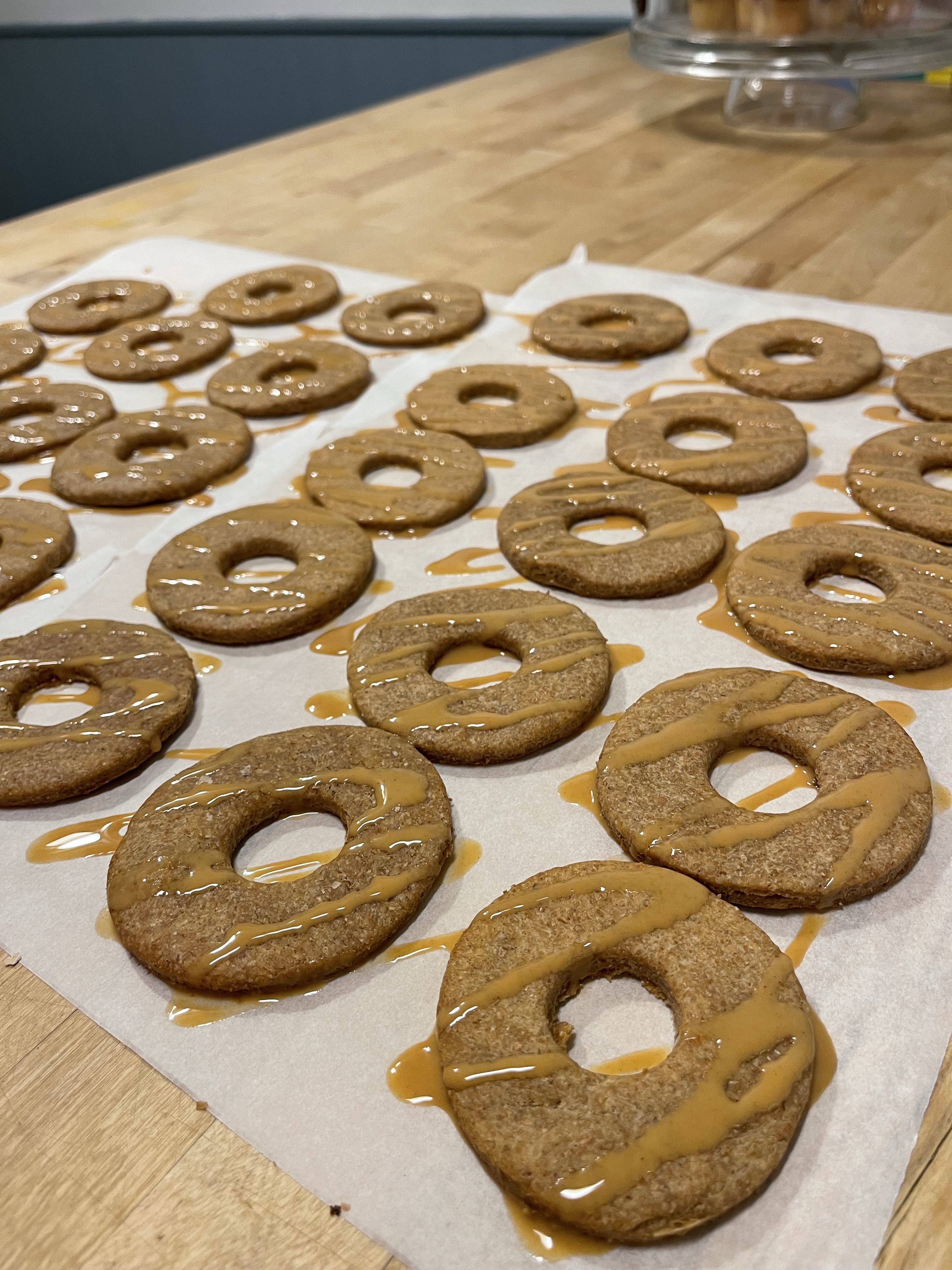 Peanutbutter Drizzle Cookies 