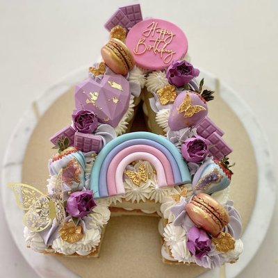 Custom Digit Cakes