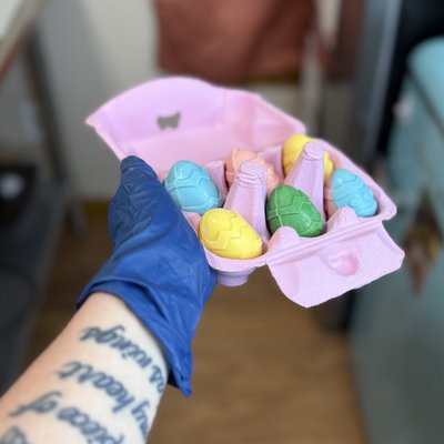 Chocolate Filled Eggs 