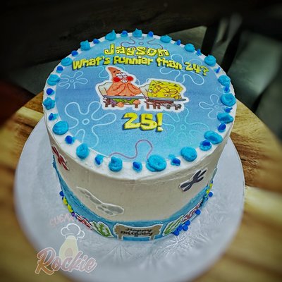 5” Round CUSTOM and THEMED CAKE 3-Layers With Fruit Or Nutella Filling