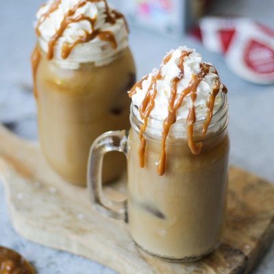 Ice Caramel  Coffee W/ Whipped Cream