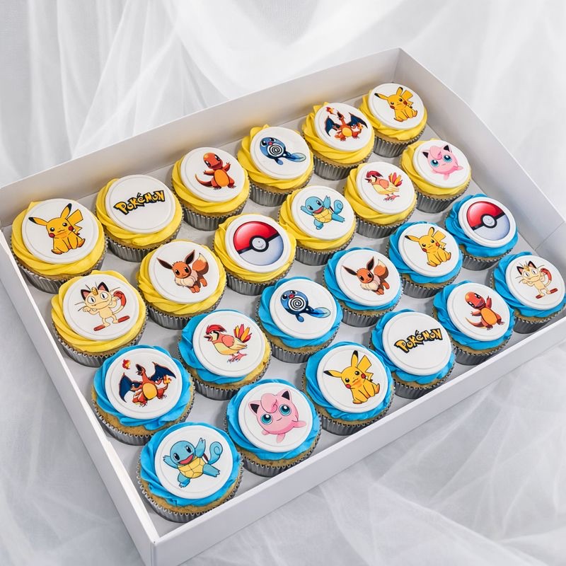 Cupcakes With Edible Images 12 Pack