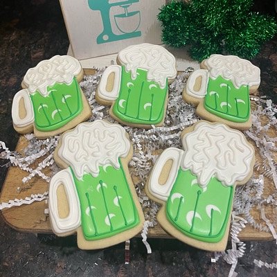 Beer Mug Cookies 1.5 Dozen Minimum 