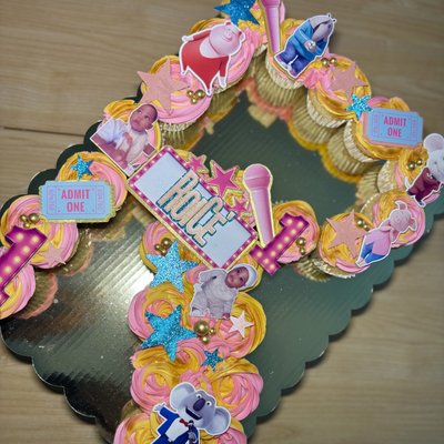 Letter Cupcake Board