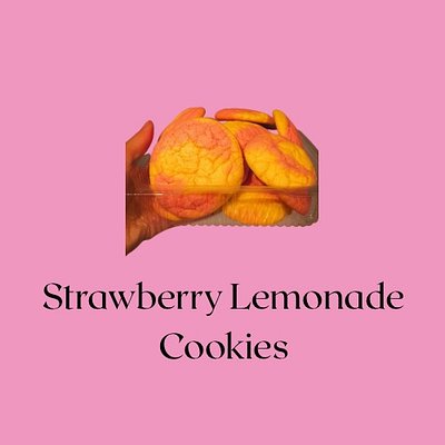 1 Dozen Strawberry Lemonade cookies 