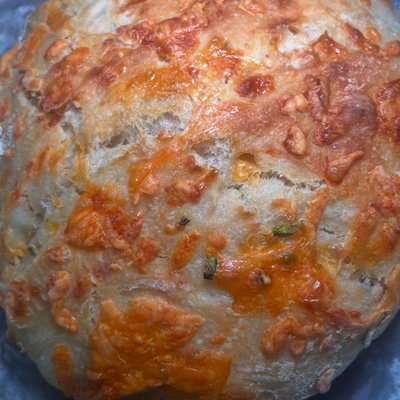 Jalapeño Cheddar Sourdough Loaf