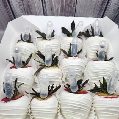 1 Dozen Strawberries Wine or Liquor Infused