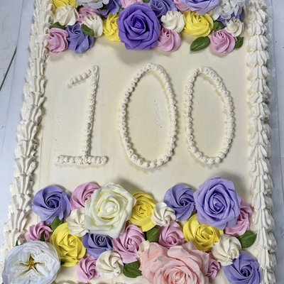 Full Sheet Cake - About 60-70 Servings