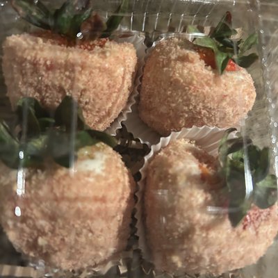 Strawberry Shortcake Chocolate Covered Strawberry 