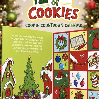 12 Days Of Cookies Advent- Grinch 