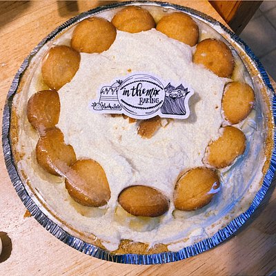 Banana Cream Cheesecake Pie