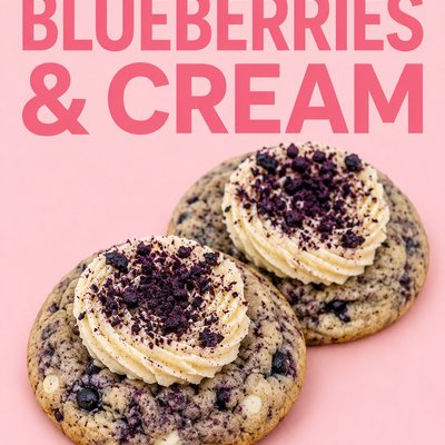 Blueberries & Cream Cookie