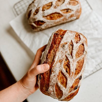 Artisan Carrot Cake Sourdough Bread (contains pecans)