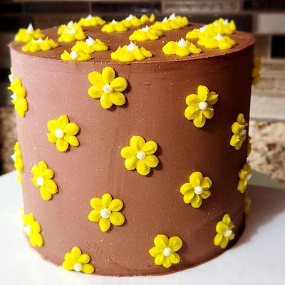 6" Cake Simple Decor 