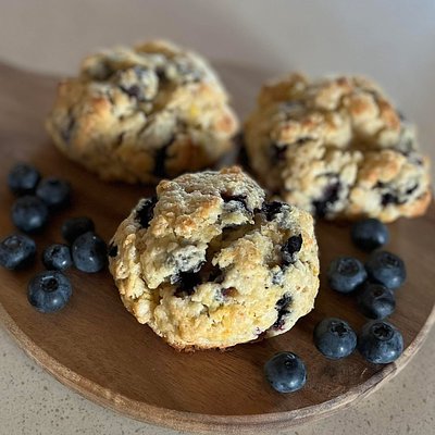 Blueberry With Lemon Glaze 