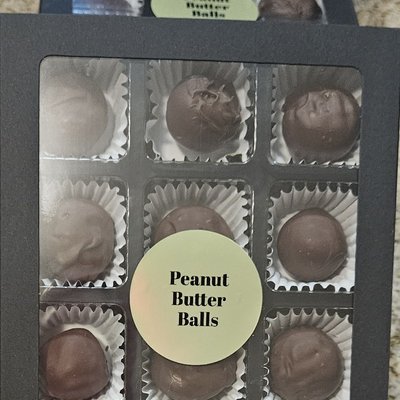 Peanut Butter Balls 12 Count Candy Box