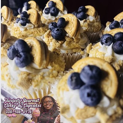 Blueberry Lemonade Cupcakes