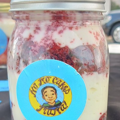Red Velvet Cake Jars