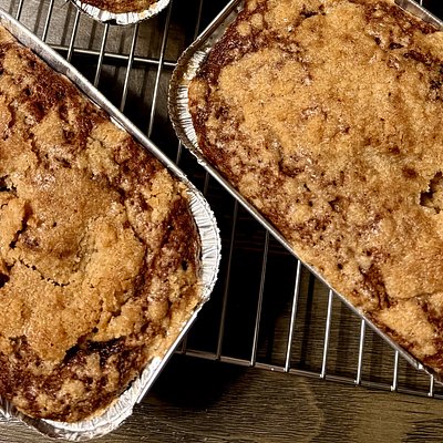 Banana Mini Loaf w/ Streusel Topping 