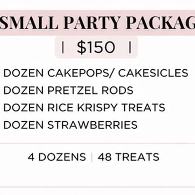 Xsmall Party Package