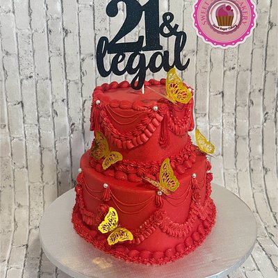 2 Tier Vintage Heart 